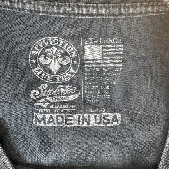 Affliction Voodoo T-Shirt | Black | Sz 2X | MMA Streetwear - Picture 5 of 5